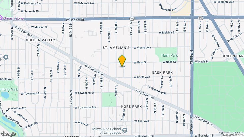 3609 N 85th St Map and Location Details