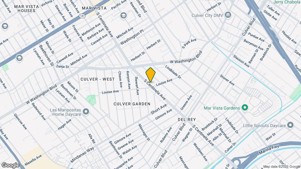 4276 S Centinela Ave Map and Location Details