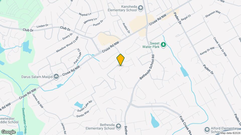 2833 Loral Pines Dr NW Map and Location Details