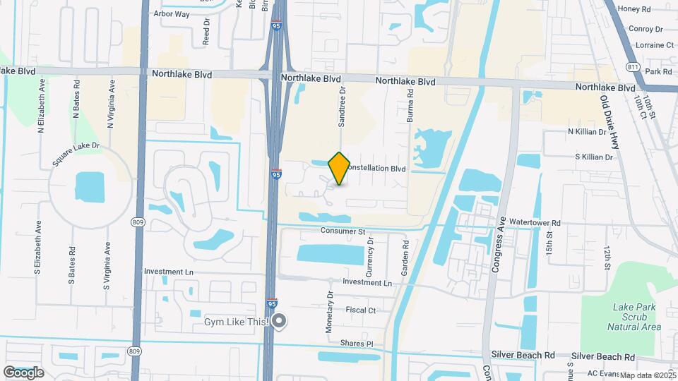 912 Sandtree Dr Map and Location Details