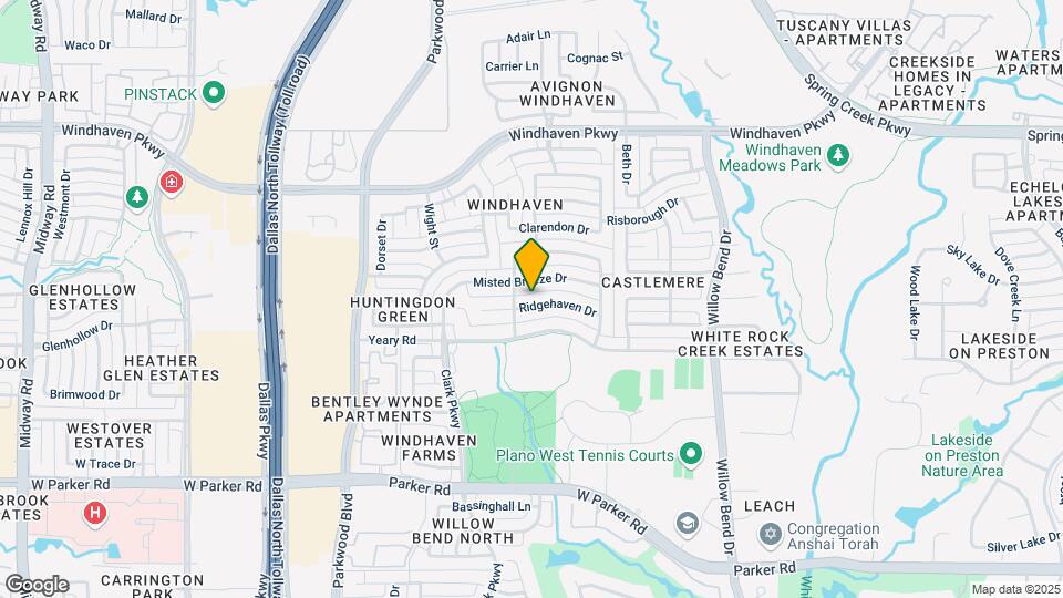 5741 Ridgehaven Dr Map and Location Details