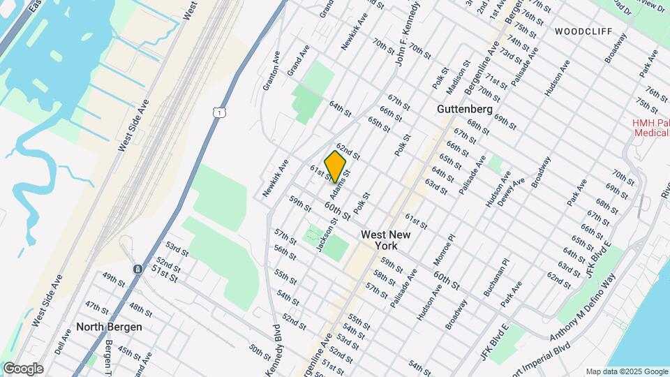 6023 Adams St Mapa y Detalles de la Ubicación