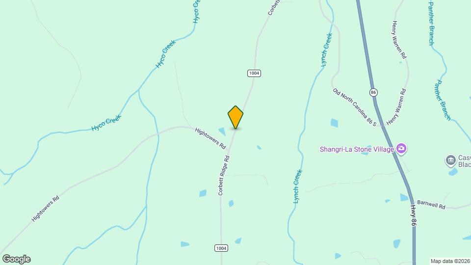 1159 Corbett Ridge Rd Map and Location Details