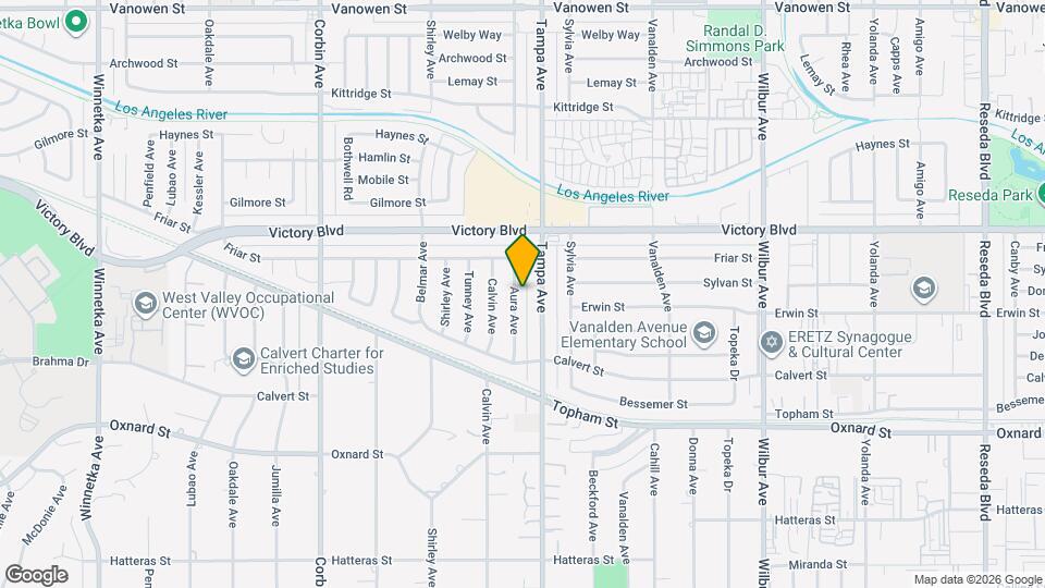 6250 Aura Ave Map and Location Details