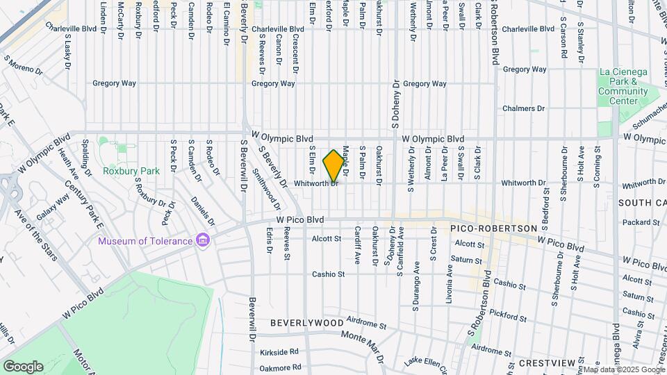 1102 S Rexford Dr Map and Location Details