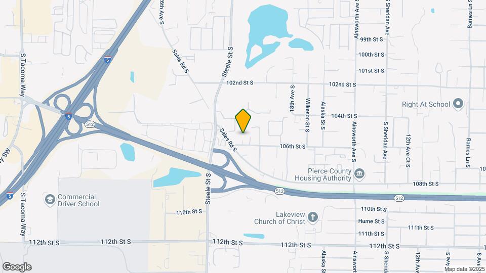 2017 106th St S Map and Location Details