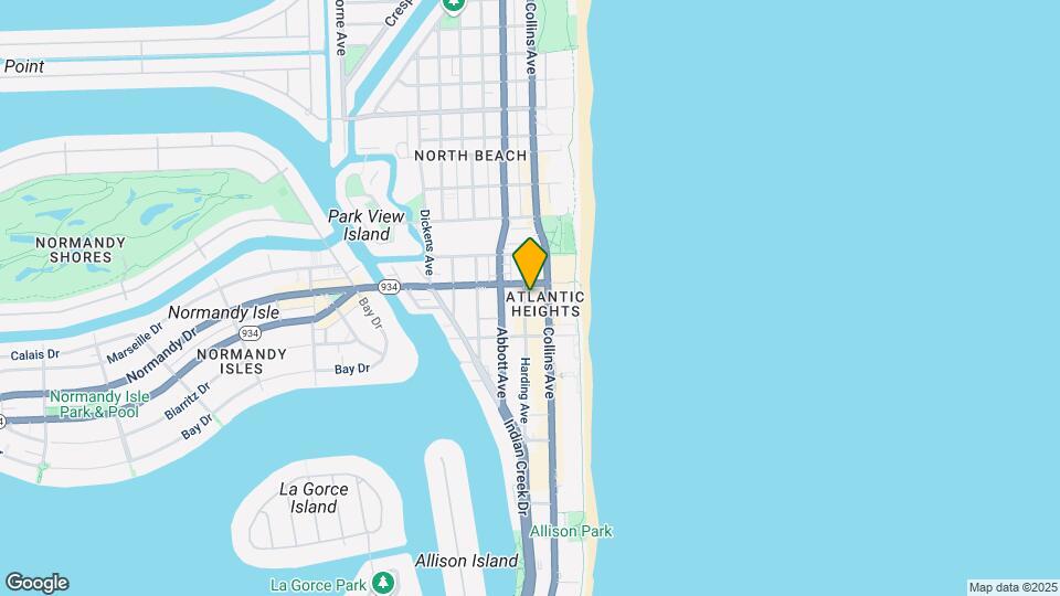 6965 Harding Ave, Unit #205 Map and Location Details