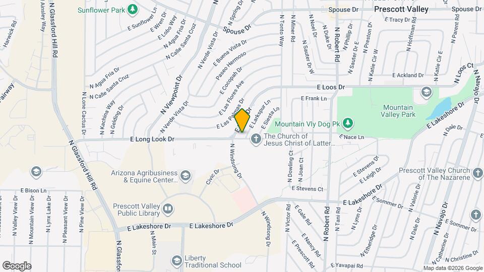 7800 E Larkspur Ln Map and Location Details