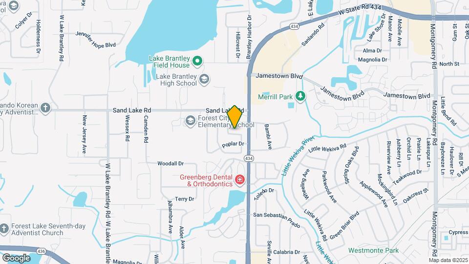 909 Wrenwood Ln Map and Location Details