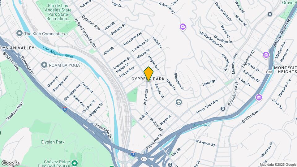 680 Cypress Ave Map and Location Details