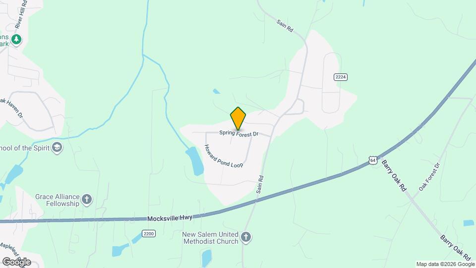 144 Spring Forest Dr Map and Location Details