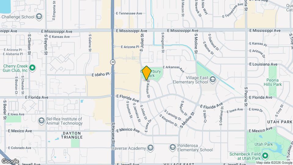 1433 S Kenton St Mapa y Detalles de la Ubicación