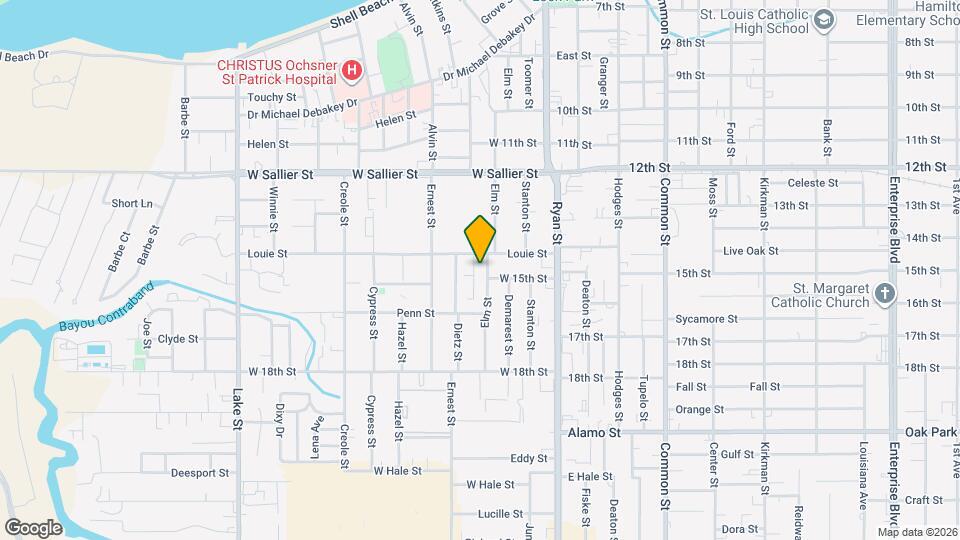 2314 Elm St Map and Location Details