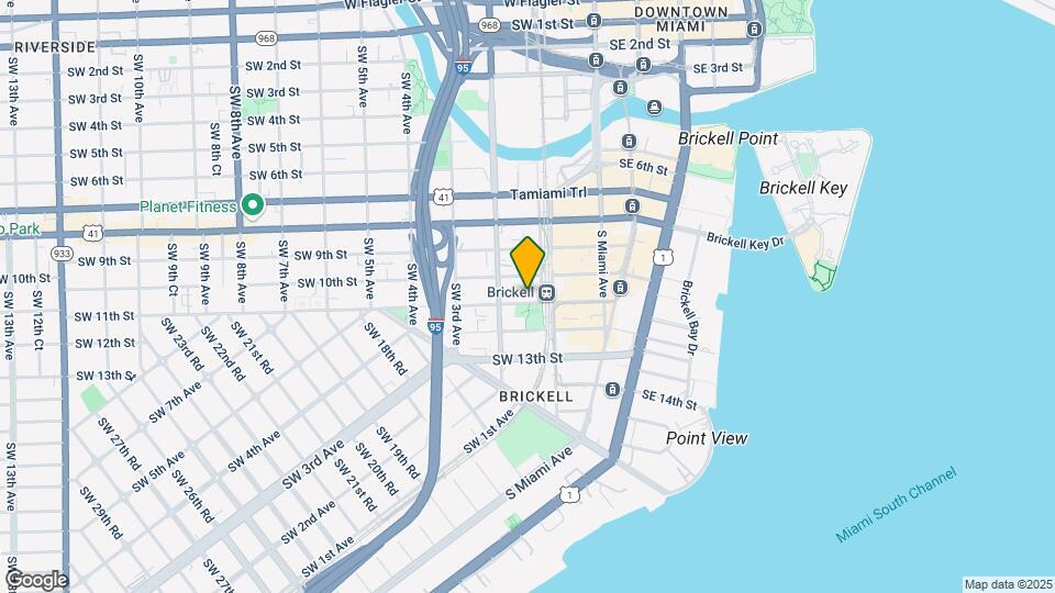 115 SW 11th St, Unit 707 Map and Location Details
