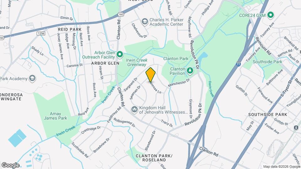 1133 Penrose Ln Map and Location Details