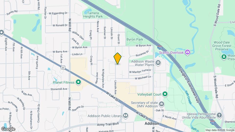 627 N Lincoln Ave, Unit J01P Map and Location Details