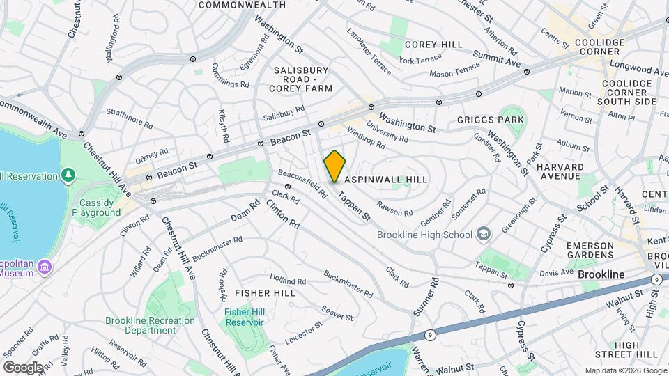 297 Tappan St Map and Location Details