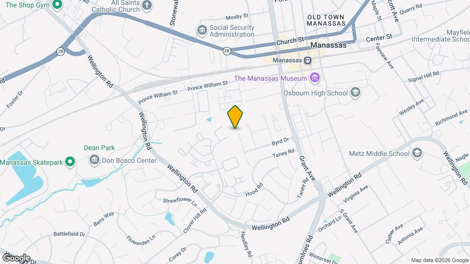 9716 Bragg Ln Map and Location Details