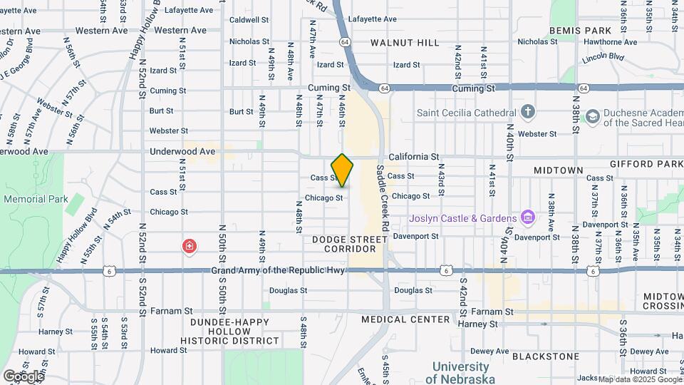 4606 Chicago St Map and Location Details