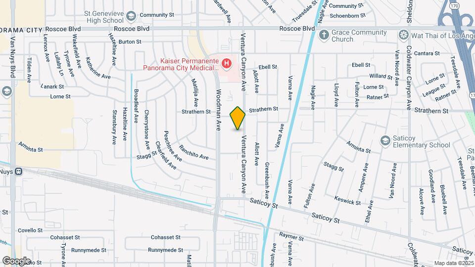 Ventura Canyon Villas Map and Location Details