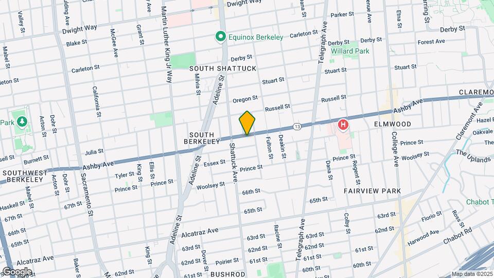 2130 Ashby Ave Map and Location Details
