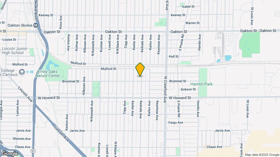 7710 Kedvale Ave Map and Location Details
