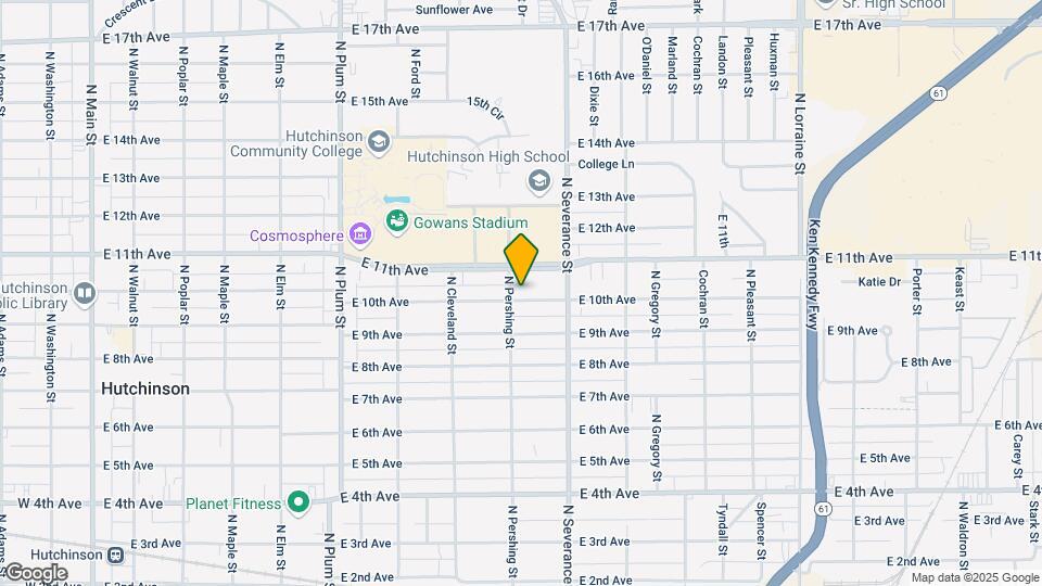 806 E 10th Ave Map and Location Details