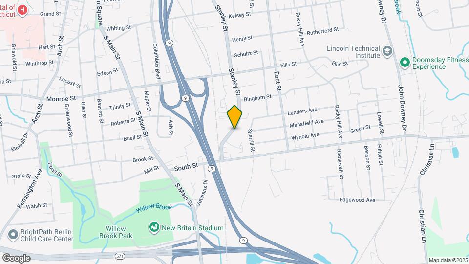 215 Stanley St Map and Location Details