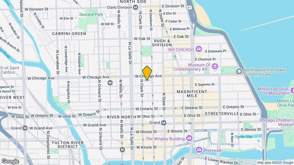 60 W Superior St Map and Location Details