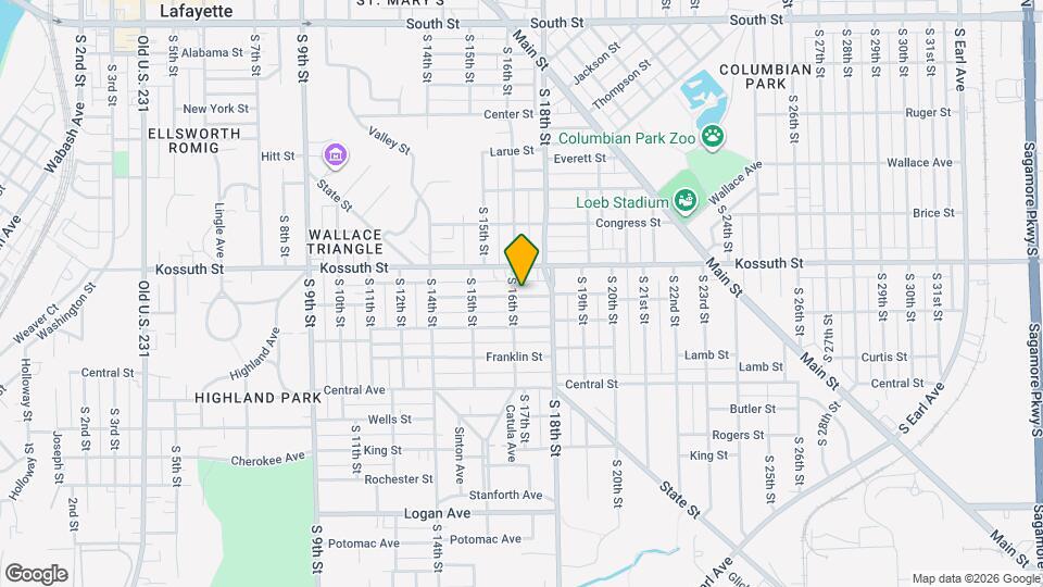 1608 Virginia St Map and Location Details