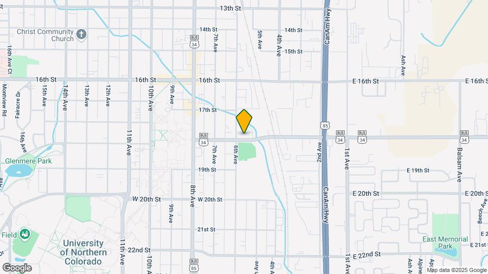543 18th St Map and Location Details