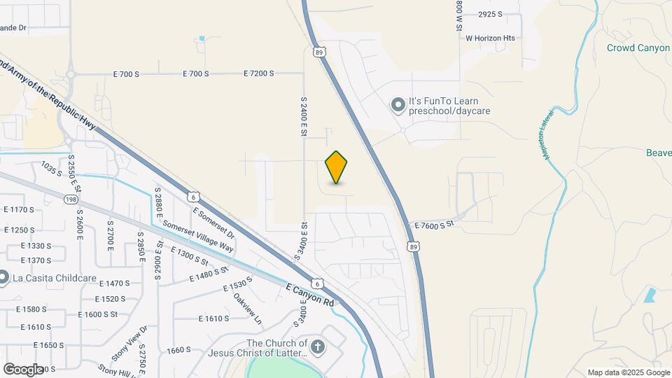 3509 E 1120 S Map and Location Details