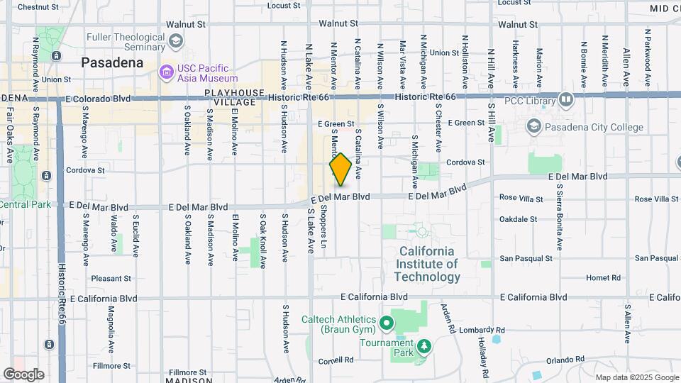 965 E Del Mar Blvd Mapa y Detalles de la Ubicación