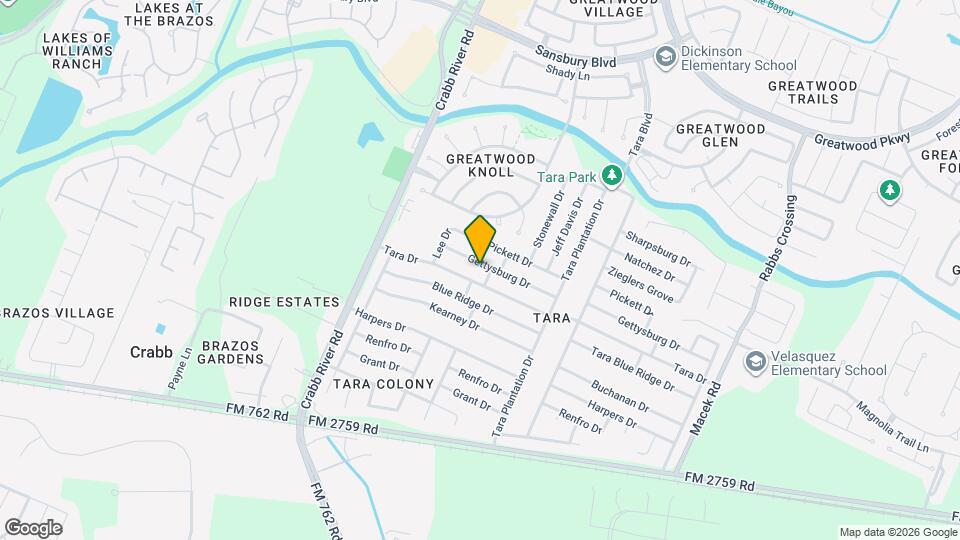 6806 Gettysburg Dr Map and Location Details