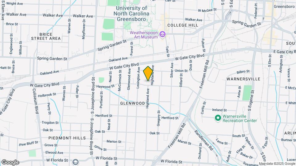 1006 Haywood St Mapa y Detalles de la Ubicación