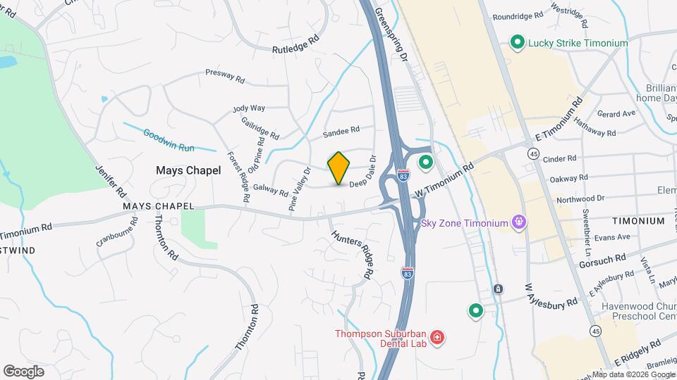 223 Deep Dale Dr Mapa y Detalles de la Ubicación