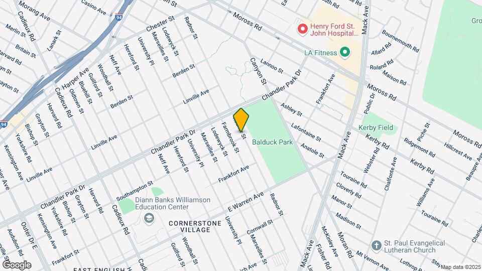 5503 Radnor St Map and Location Details
