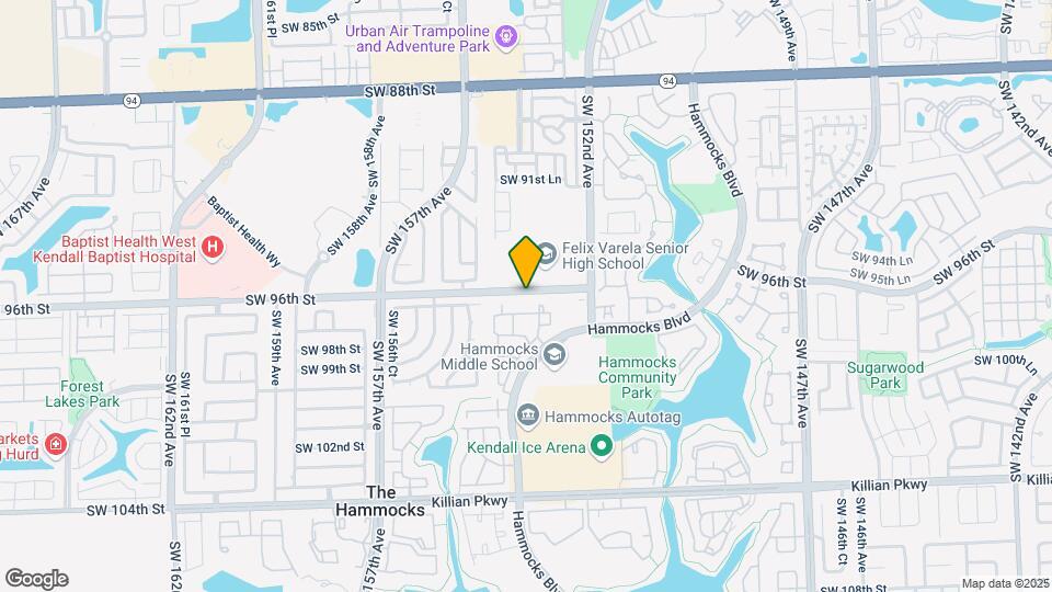 9706 Hammocks Blvd Map and Location Details