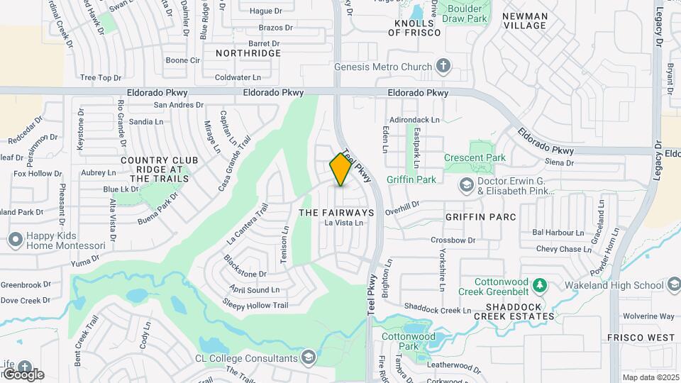 11536 Las Polamas Dr Map and Location Details