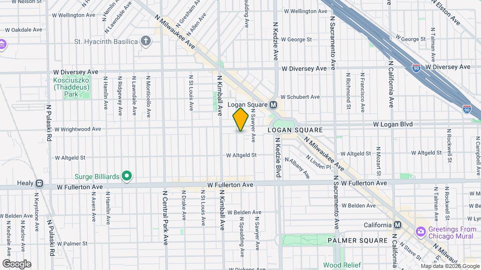 2543 N Spaulding Ave Map and Location Details