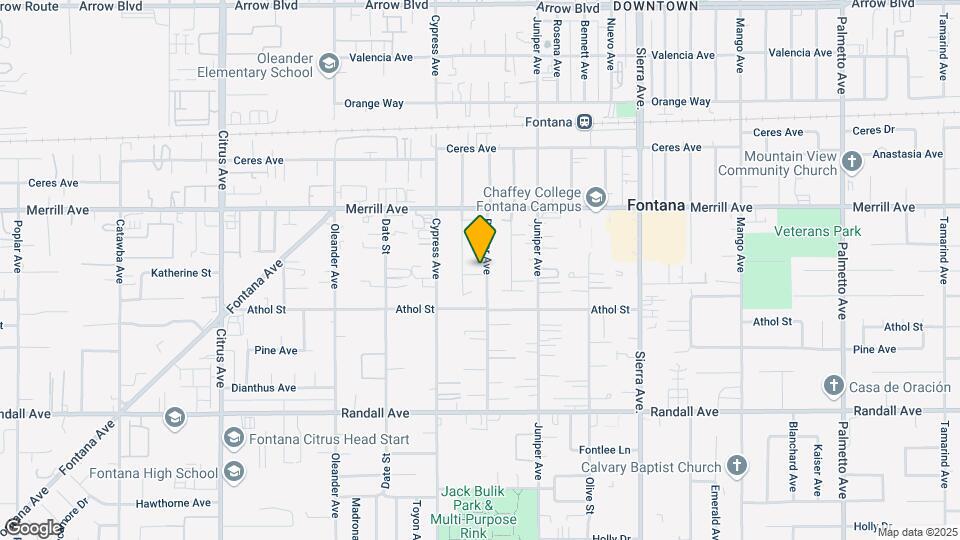 9034 Pepper Ave Map and Location Details