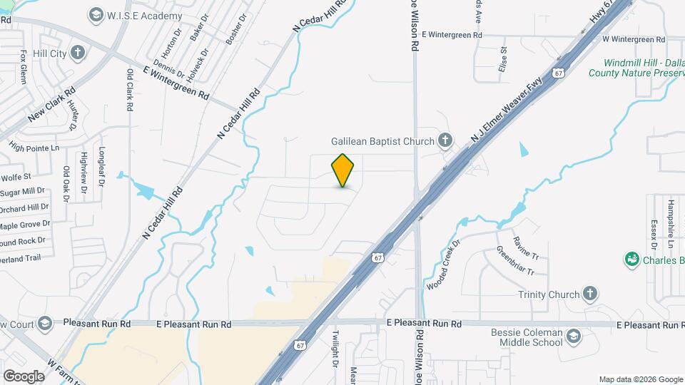 821 Hillside Dr Map and Location Details