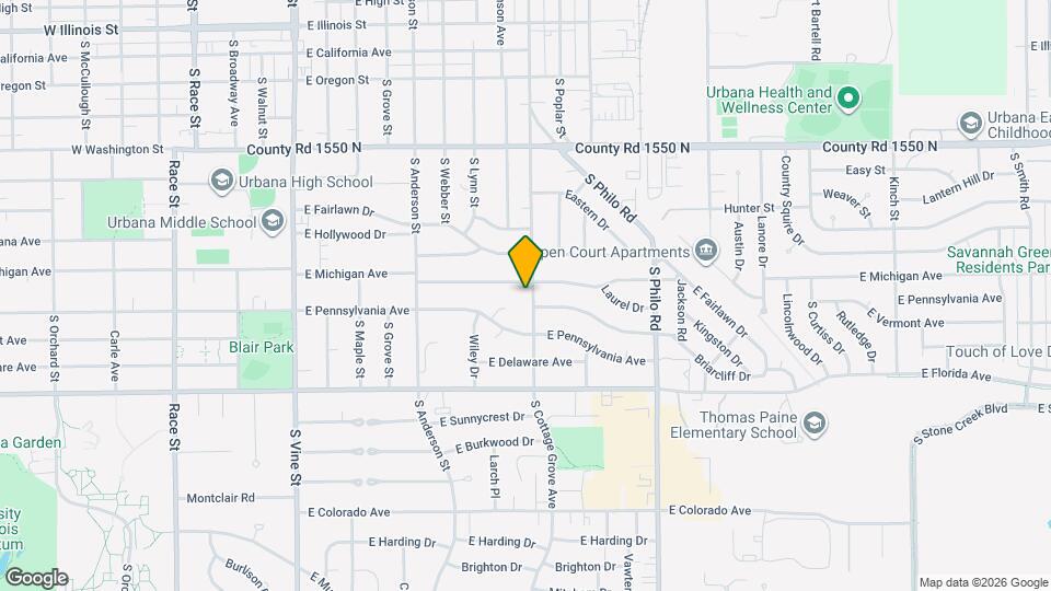 1311 S Cottage Grove Ave Map and Location Details