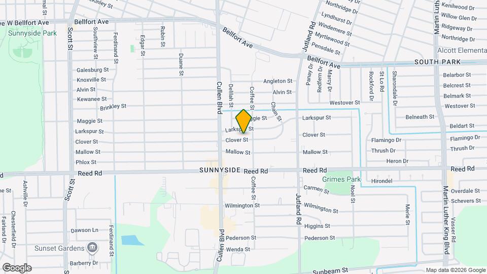 4747 Clover St Map and Location Details