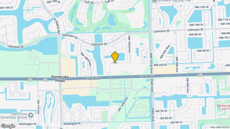 10554 NW 3rd St Map and Location Details