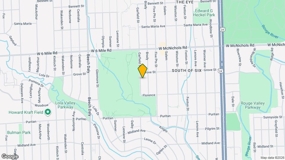 16710 Garfield St Map and Location Details