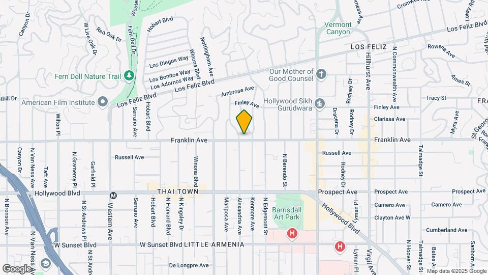 4971-4975 1/4 Franklin Ave Map and Location Details
