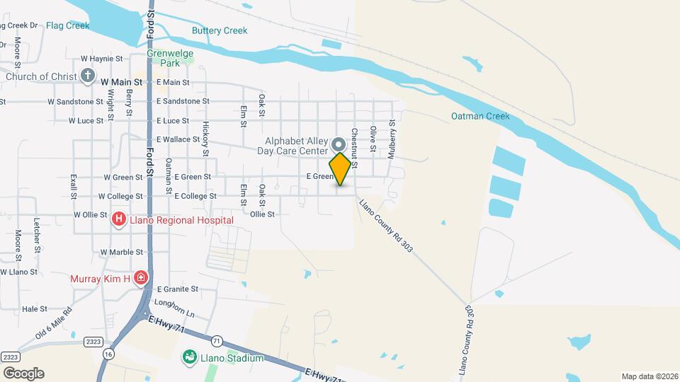 1101 E College St Map and Location Details