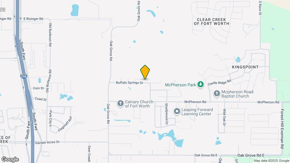 925 Buffalo Springs Dr Mapa y Detalles de la Ubicación
