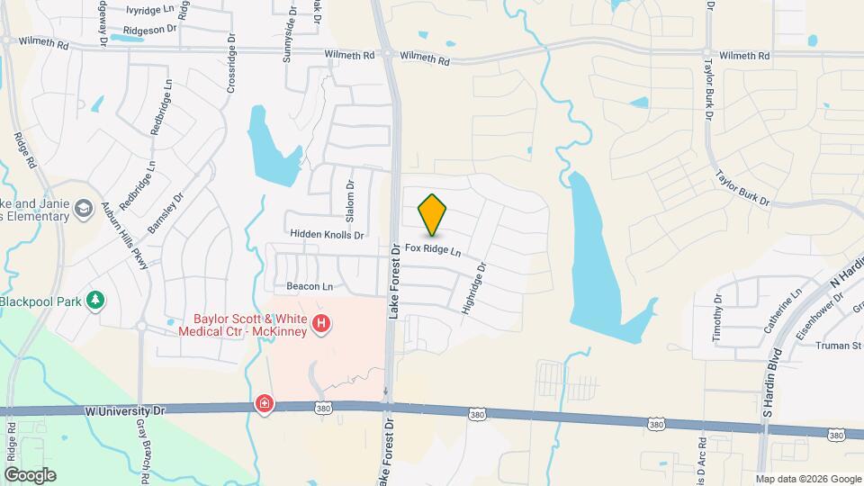 4829 Fox Ridge Ln Map and Location Details